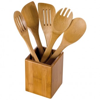 Kitchen set made of bamboo, 6-pc 8839001
